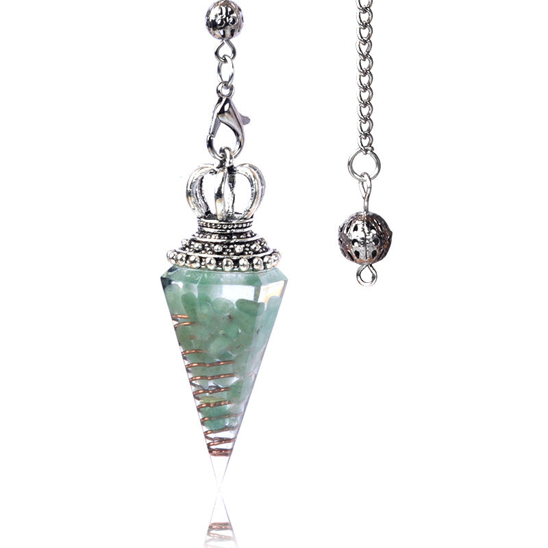 Wholesale Crystal Gravel Resin Pendulum